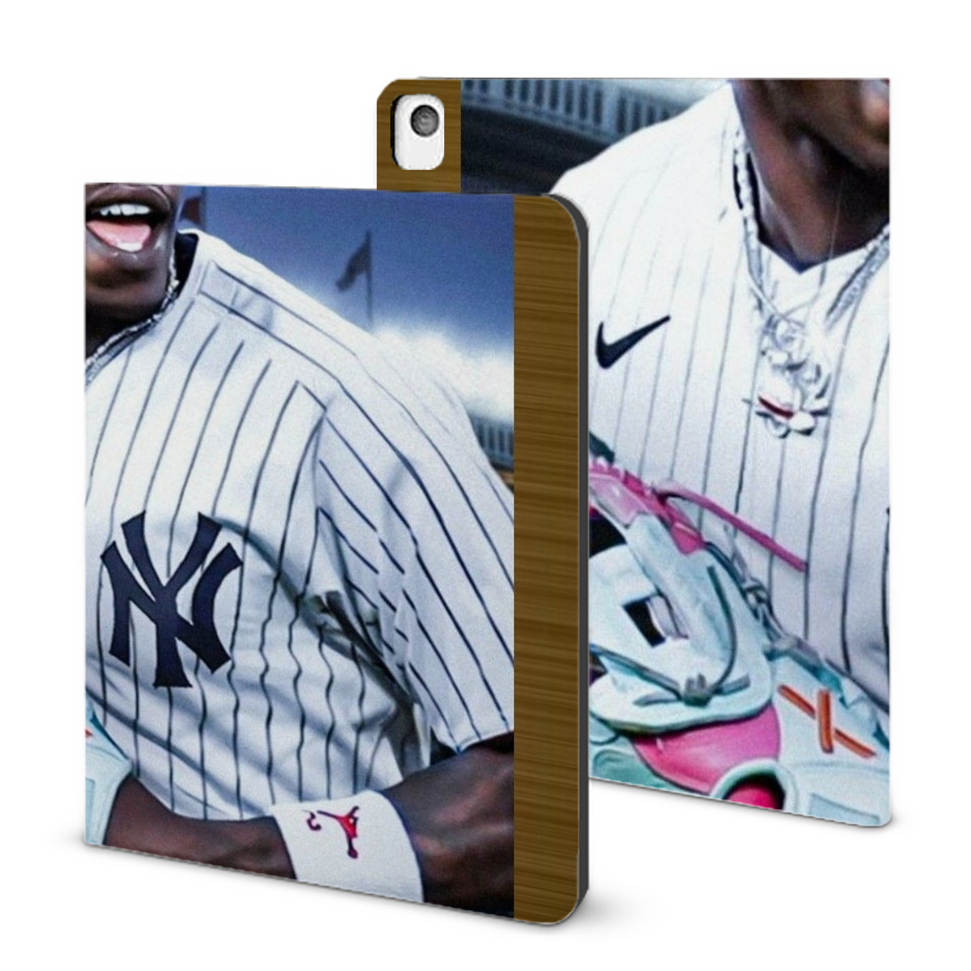 Jazz Chisholm Jr. 44 IPad Book-Style Case With Pencil Slot – Slim PU & TPU Cover – Full Protection, Precise Fit, Water & Scratch Resistant